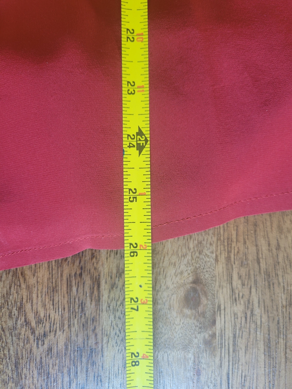 Red Vintage Designer Skirt Set - Picture 10 of 16
